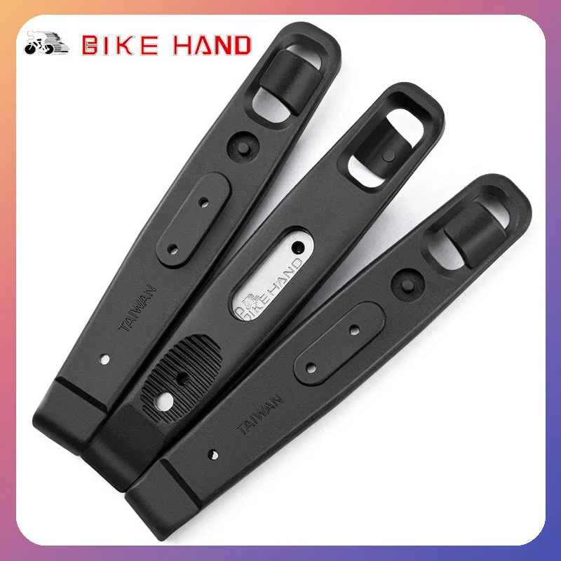Фото Набор лопаток для шин BIKE HAND (3 шт.), нейлоновые лопатки для шин MTB и шоссейных велосипедов, инструмент для снятия и ремонта покрышек для велоспорта на открытом воздухе №2