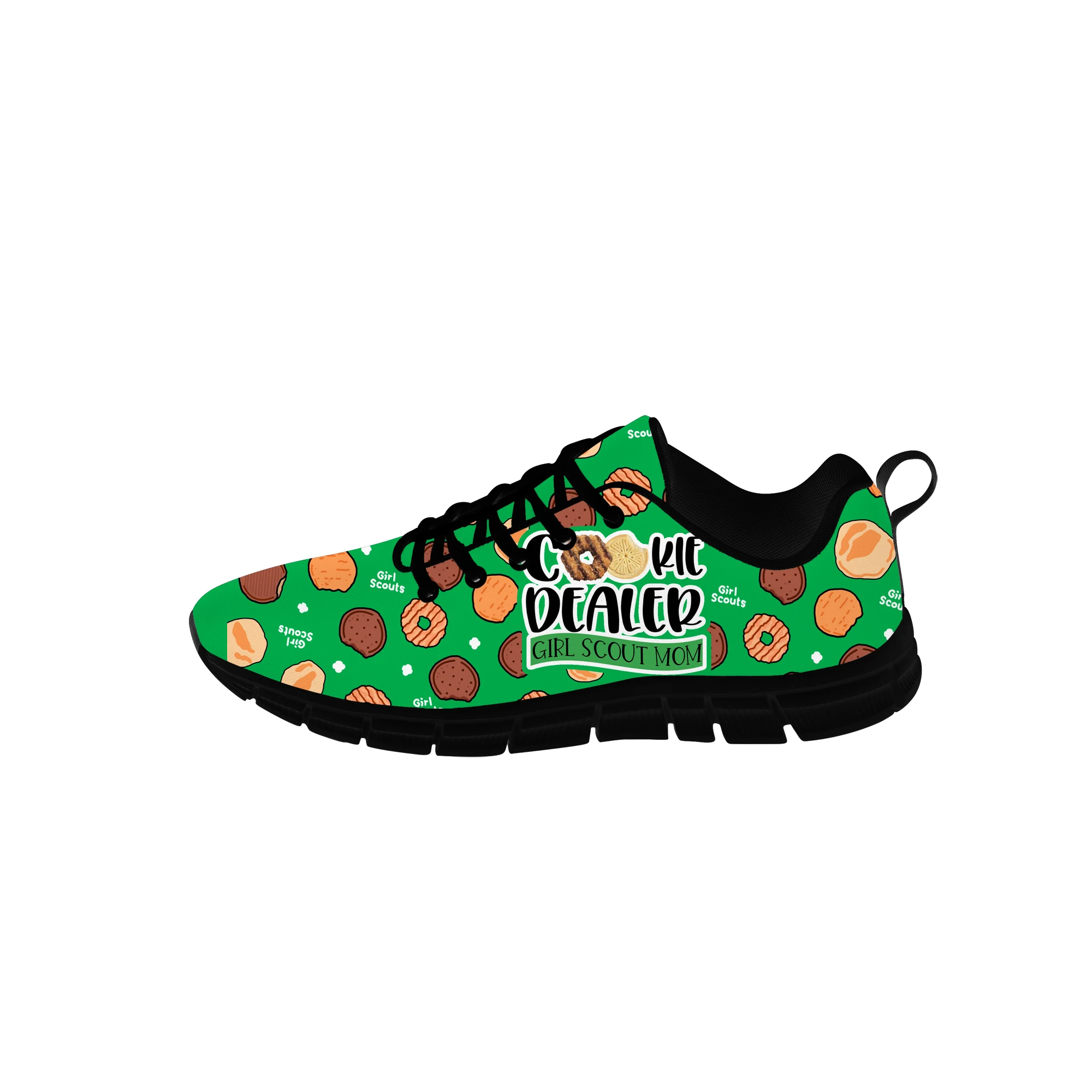 

Cookie Dealer Girl Sneakers Mens Womens Teenager Casual Shoes Canvas Running Cloth Shoes 3D Print Breathable Lightweight shoe