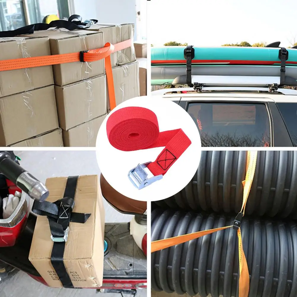 

Practical Cargo Strap Portable 250 Lbs Heavy Duty Ratchet Cargo Strap Long Enough with Buckle Ratchet Strap for Cargo Van