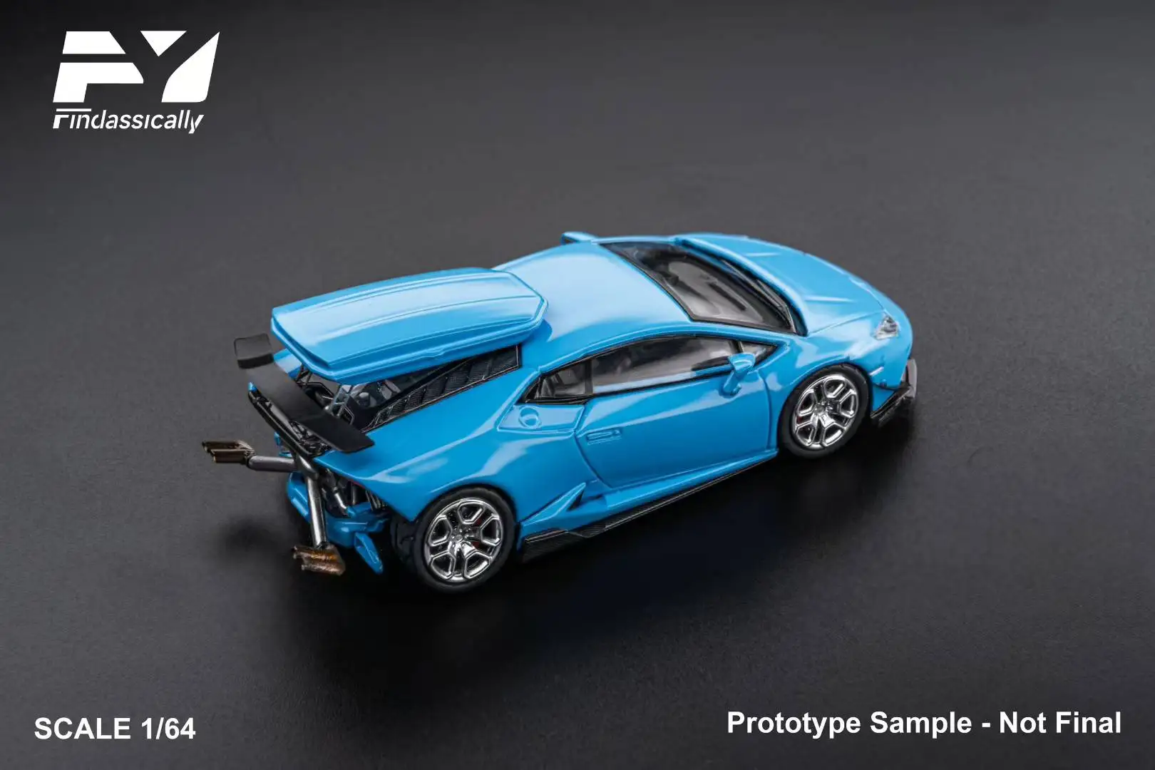 Коллекционная модель автомобиля Findclassically 1:64 Huracan с функцией путешествия, литая под давлением (art.: 3920da15103ef) - 3920da15103ef