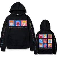 japanese anime gto onizuka faces printed hoodie funny harajuku mens casual hooded sweatshirt men women hip hop fashion hoodies