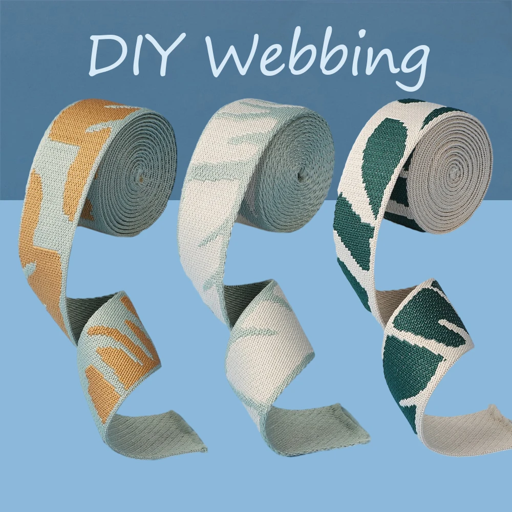 Холщовая лента 1/2/5 ярдов 38 мм выбор материала высокого качества неровный узор