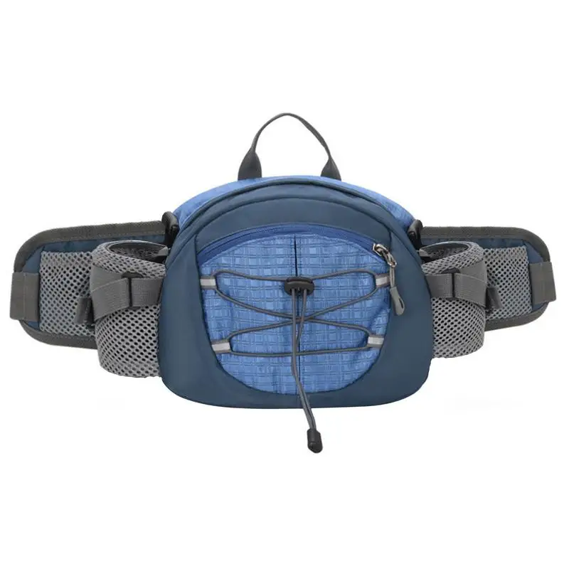 

Lumbar Pack Hiking Hiking Waist Bag With 2 Water Bottle Holder Outdoor Climbing Running Cycling Hiking Camping Daypack Sports