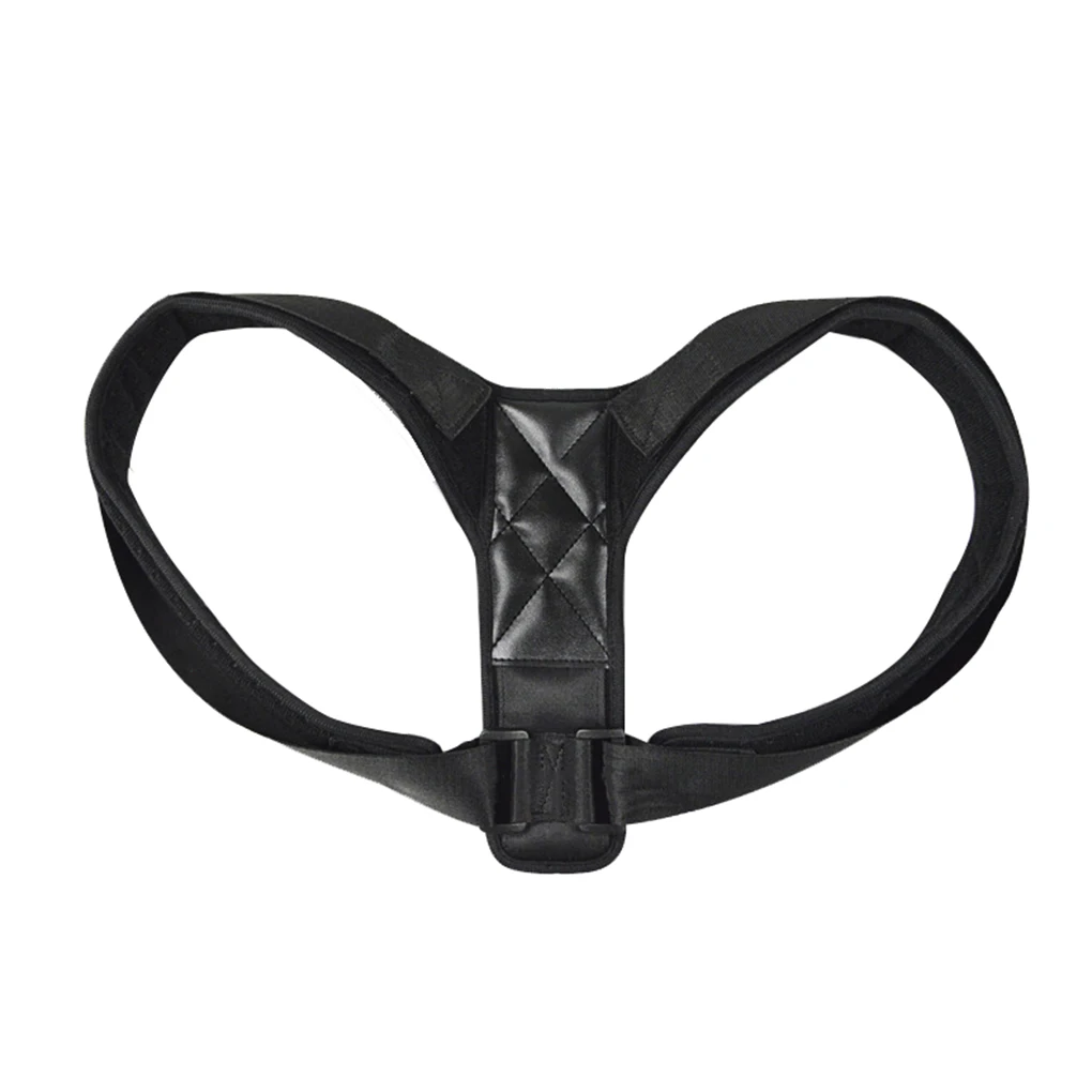 

Women Men Adjustable Posture Brace Corrector Spinal Support Back Shoulder Strap Classic Free Size
