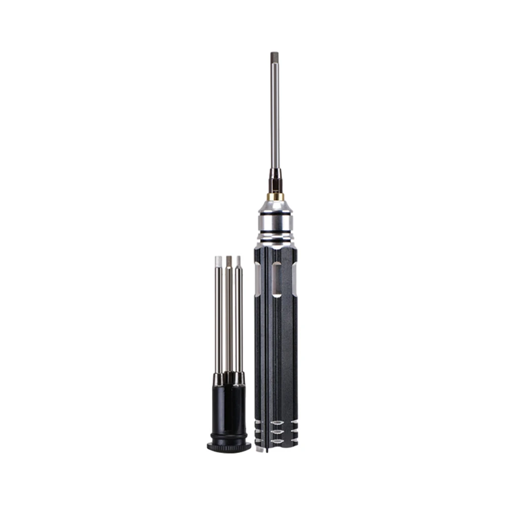 

Portable Magnetic Screwdriver Set with Handle 1.5mm 2.0mm 2.5mm 3.0mm Bits Allen Key Hex Screws Wrench for RC Car FPV Drone Boat