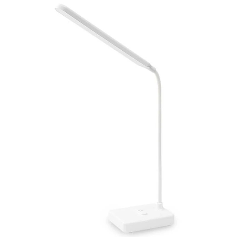 

LED Desk Lamp Flexible Dimmable Contact Table Lamp USB Rechargeable LED Light Eye Protect Bedside Reading Lamp