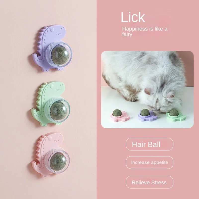 

Pet Cat Mint Ball Cat Toy Self Hi Cat Lollipop Lick Happy Cat Stick Bite Resistant Cat Pet Toys Catnip
