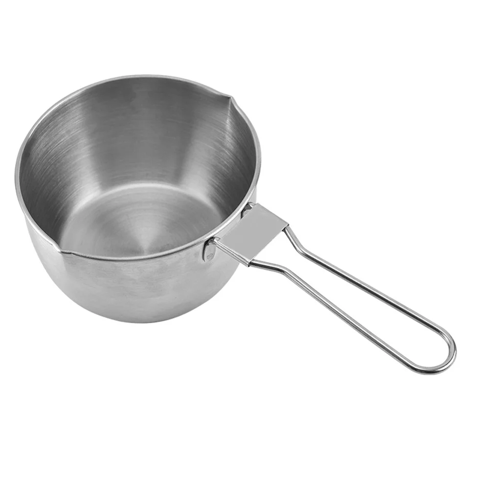 

Stainless Steel Pot Saucepan Sauce Milkpan Heating Melting Wax Pots Mini Large Cover Lid Warmer