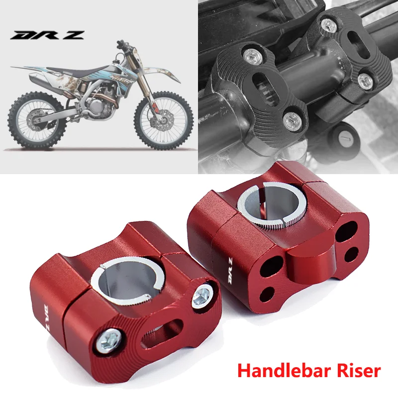 

For Suzuki Drz 400 drz400e DRZ400 Drz400s 2023 CNC Aluminum 22mm 28mm Handlebar Risers Adapter Off Road Motorcycle Bar Clamps