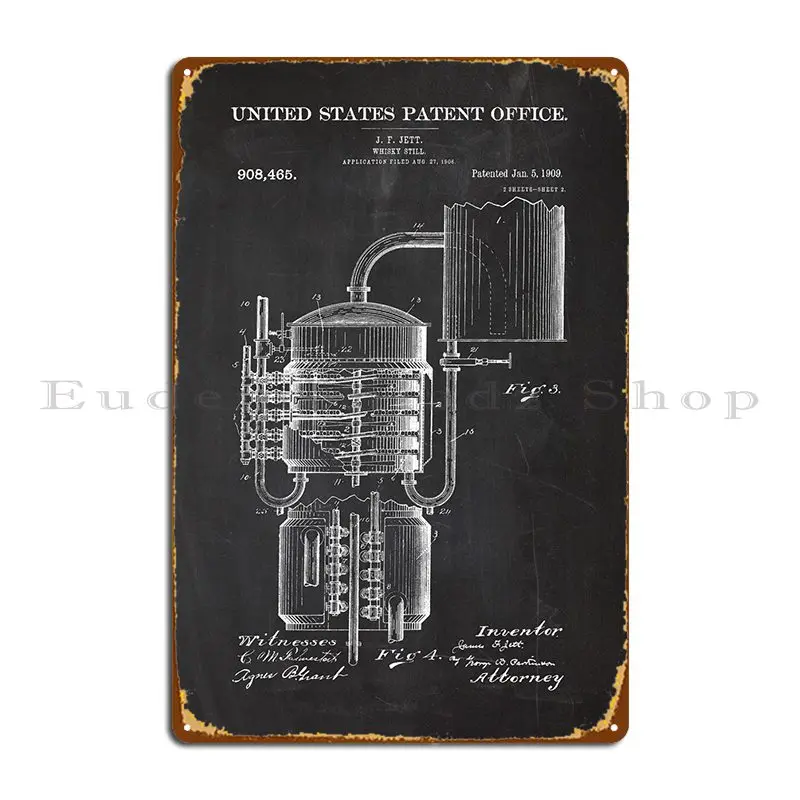 

1906 виски-патент для рисования металлический знак для кинотеатра