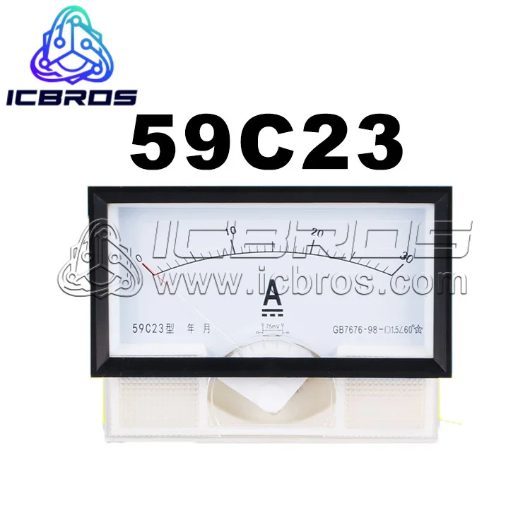 

Pointer Type DC Ammeter 59C23-1A 2A 3A 5A 10A 20A 50A With Complete Specification