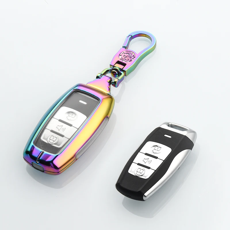 

Zinc Alloy car key case For Haval Hover Coupe H1 H2 H4 H6 H7 H8 H9 GMW 2015 C50 F5 F7 H2S Hoist smart key case cover new