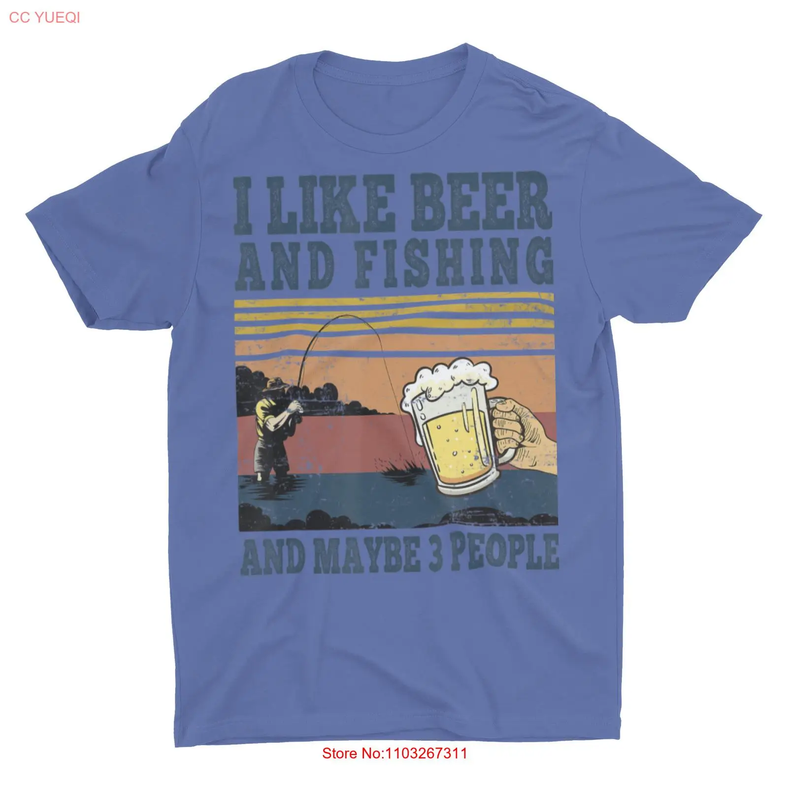 Мне нравится пиво рыбалка и возможно Забавные Рубашки для рыбалки 3 человека