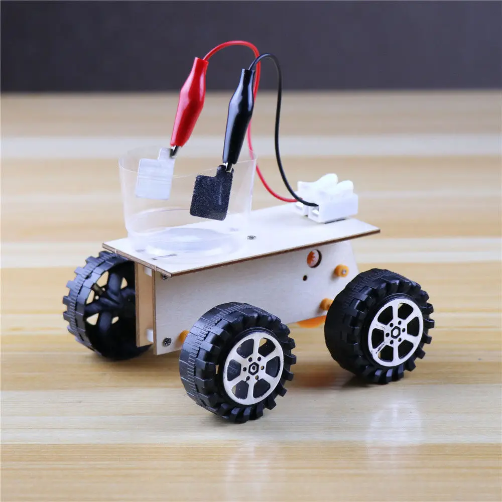 

Salt Water Power Generation Vehicle, Children's DIY Technology, Manual Physics, Chemical Experiments, Four Wheeled Vehicle