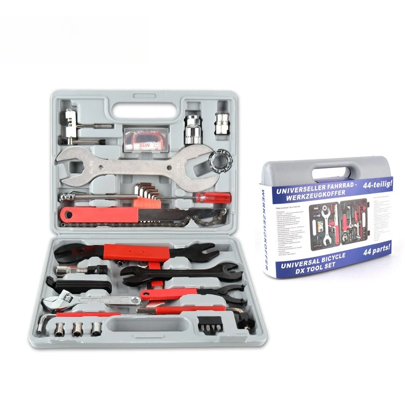 Фото Bike Repair Toolbox FZ044 44-in-1 Multi-Function Complete Tool Kit with Hex Wrench/Tire Lever/Chain Breaker for MTB/Road №3