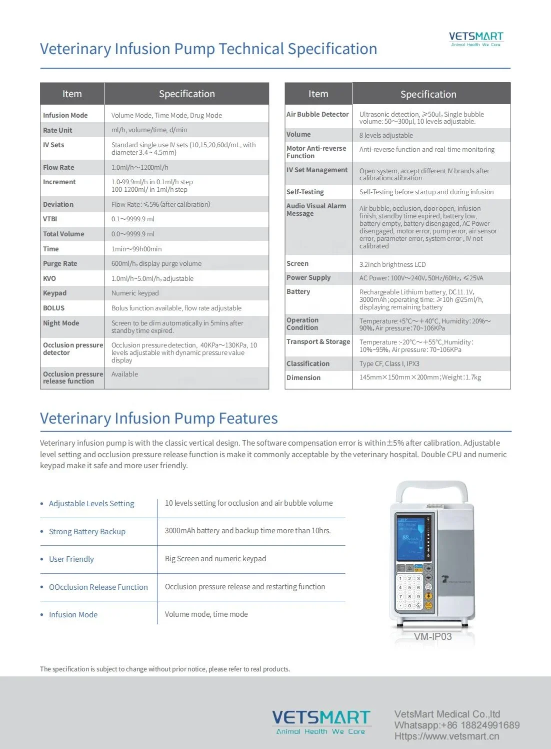 Лидер продаж портативный одноканальный ветеринарный насос IV In-fu-sion для животных