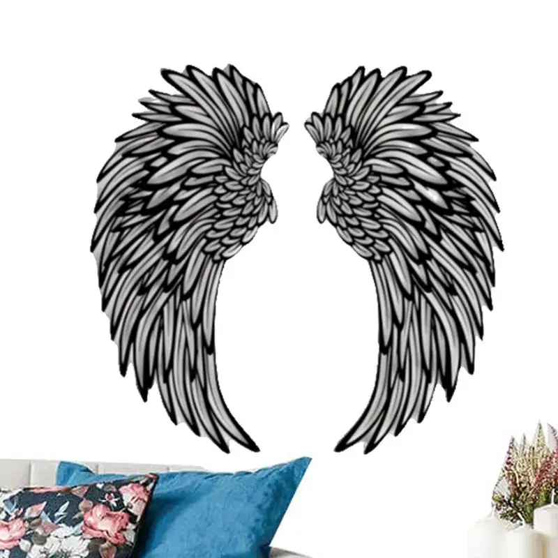 

Metal Angel Wings Wall Sculpture Angel Wings For Wall Stylish Modern Wall Decoration For Home Living Room Indoor And Outdoor