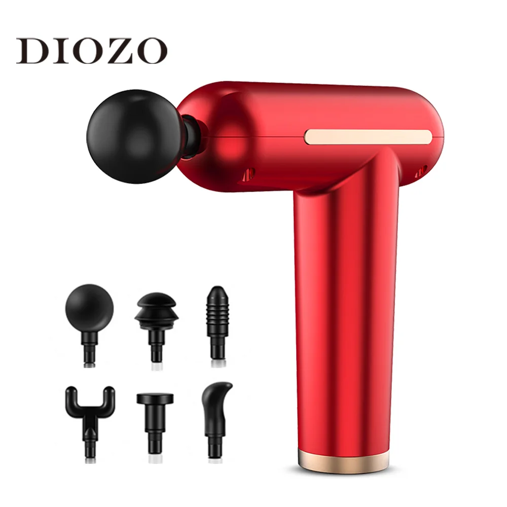 

5 Speed Adjustable Mini Rechargeable Massage Gun Deep Tissue Percussion Muscle Massager Fascial Gun for Pain Relief Body Massage