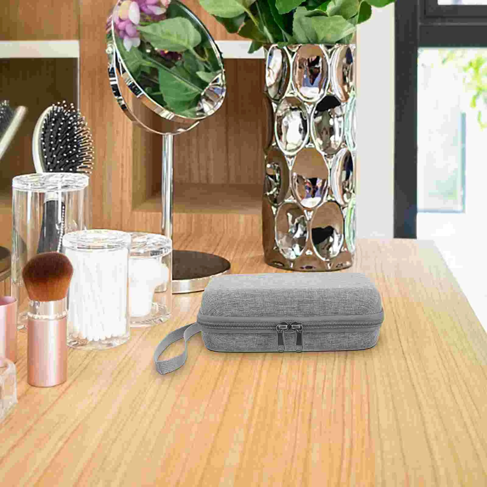 

Hard Makeup Case Mini Suitcase Purse Bag Luggage Sponge Women Travel Wallets