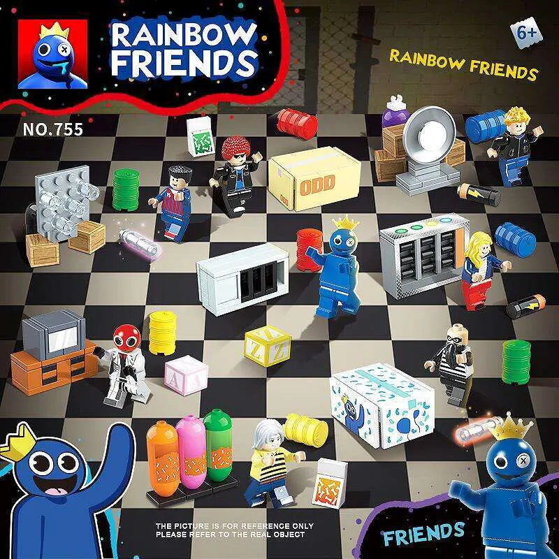 

Rainbow Friend Game Roblox Building Block Puzzle Assembly Toy Children's Toy Decoration Birthday Gift for Girls Kids Boys