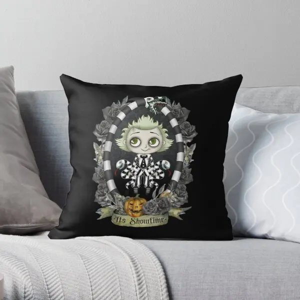 

Its Show Time Printing Throw Pillow Cover Wedding Fashion Decorative Comfort Bedroom Office Decor Hotel Car Pillows not include