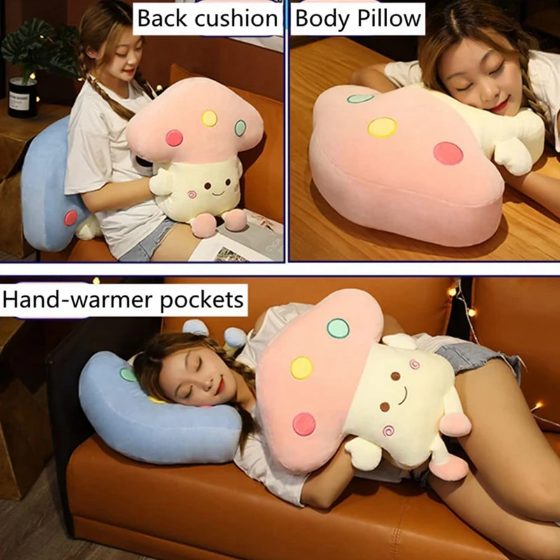 Симпатичная плюшевая игрушка-гриб подушки-грибы мягкая подушка для обнимания