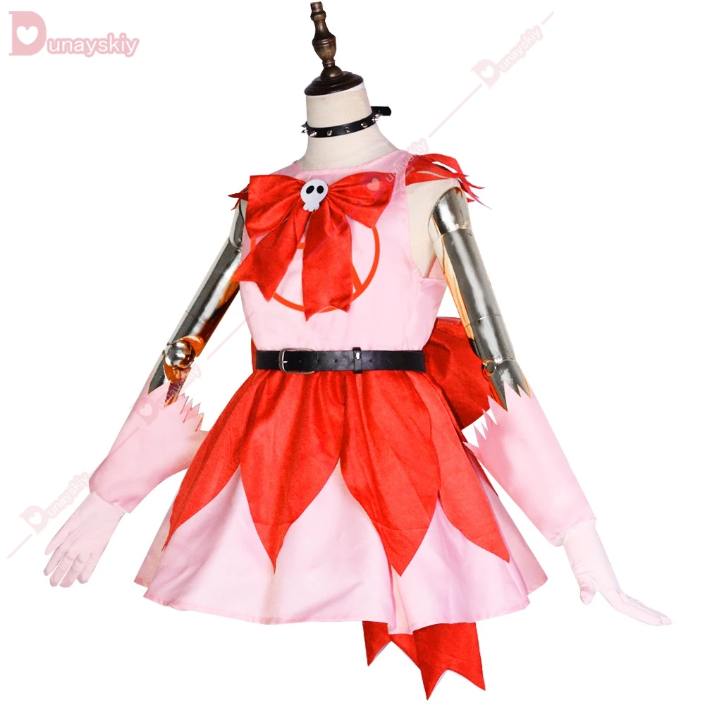 Анархия Косплей Аниме Mahou Shoujo Magical Destroyers Костюм Платье для девочек вечеринки на