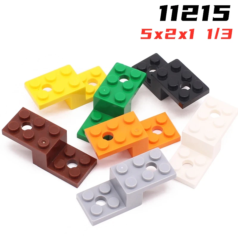 

Радужная свинка MOC 11215, кронштейн 5x2x1 1/3 с 2 отверстиями, строительные блоки, кирпичи, детали, «сделай сам», совместимые сборы, детские игрушки