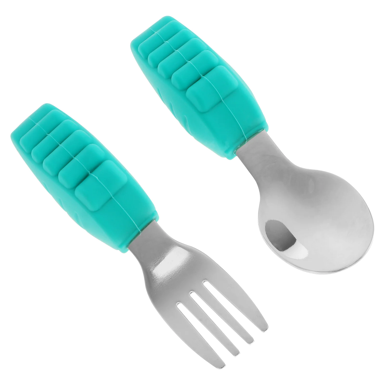 

Baby Spoon Utensil Training Toddler Fork Cutlery Supplies Feeding Tableware Stainless Steel