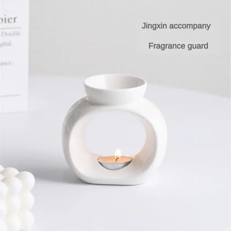 

Indoor Candle Candle Aromatherapy Lamp Porcelain Minimalist Essential Oil Lamp Ceramics Ceramic Aromatherapy Furnace