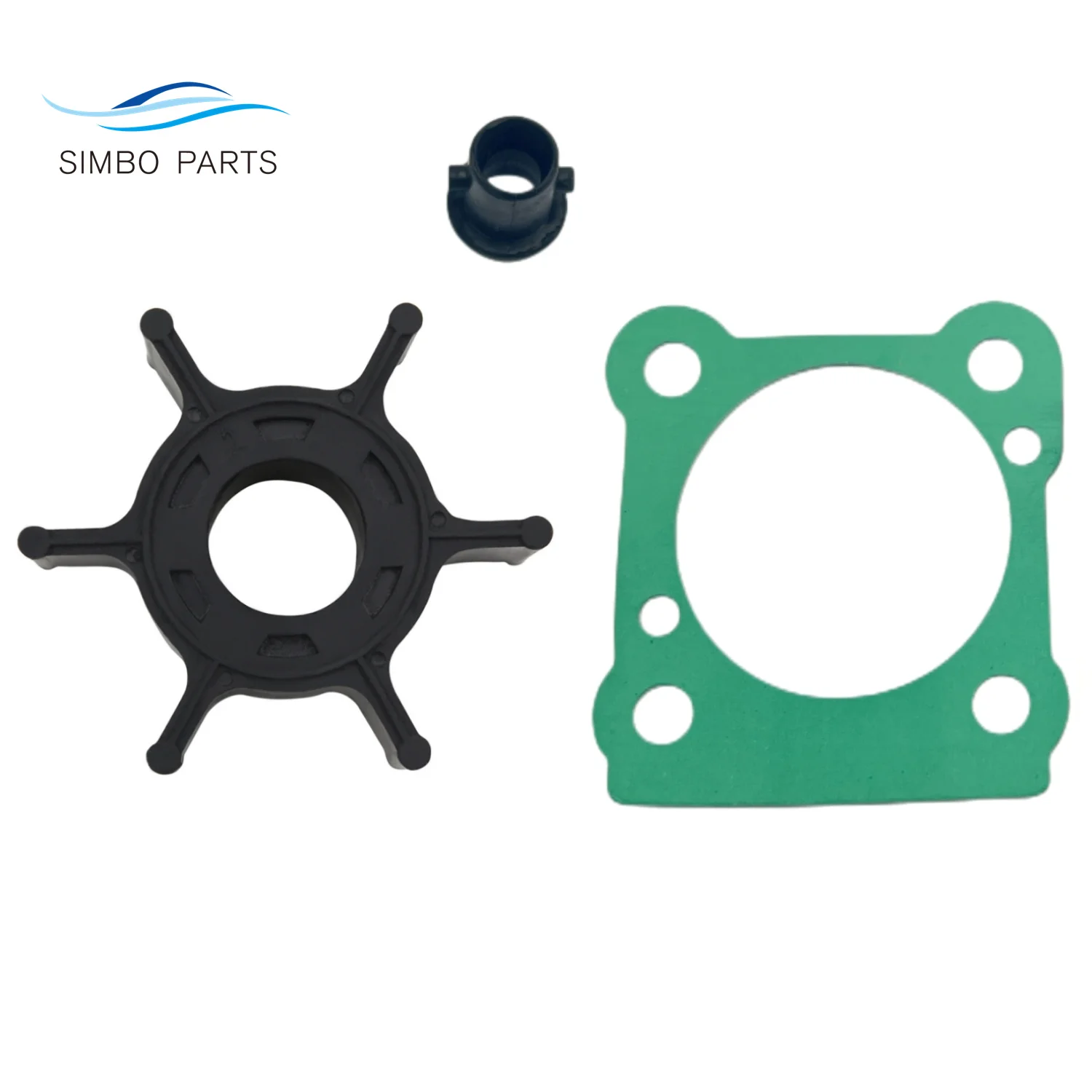

Water Pump Impeller With Gasket Damper For Yamaha 2 Stroke 6HP 8HP Outboard 6G1-44352-00 18-3066