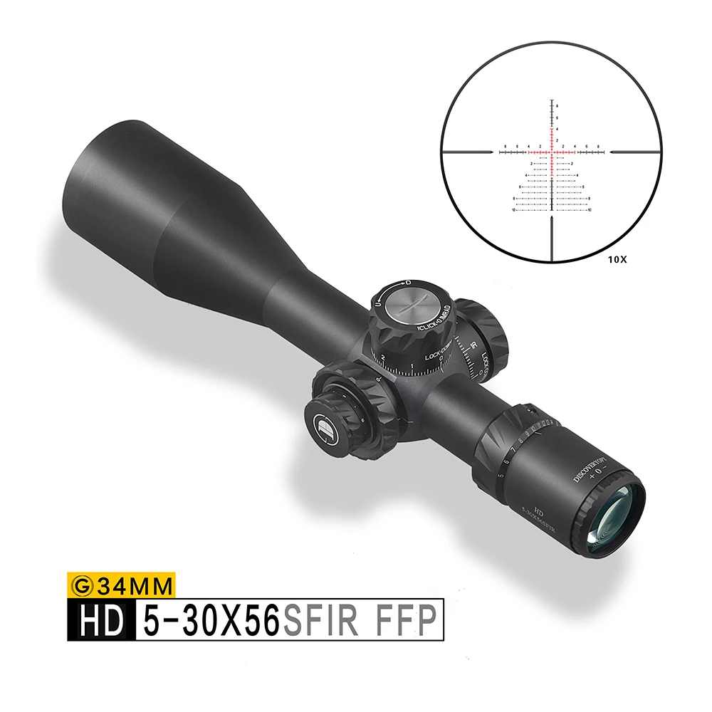 

Широкодиапазонный оптический прицел с нулевым замком HD 5-30 56 SFIR FFP