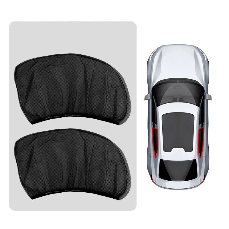 

Универсальная 2/4 шт., москитная сетка для полного окна автомобиля, солнцезащитный козырек, противомоскитная автомобильная москитная сетка для седанов, внедорожников, дверей автомобиля, экрана окна