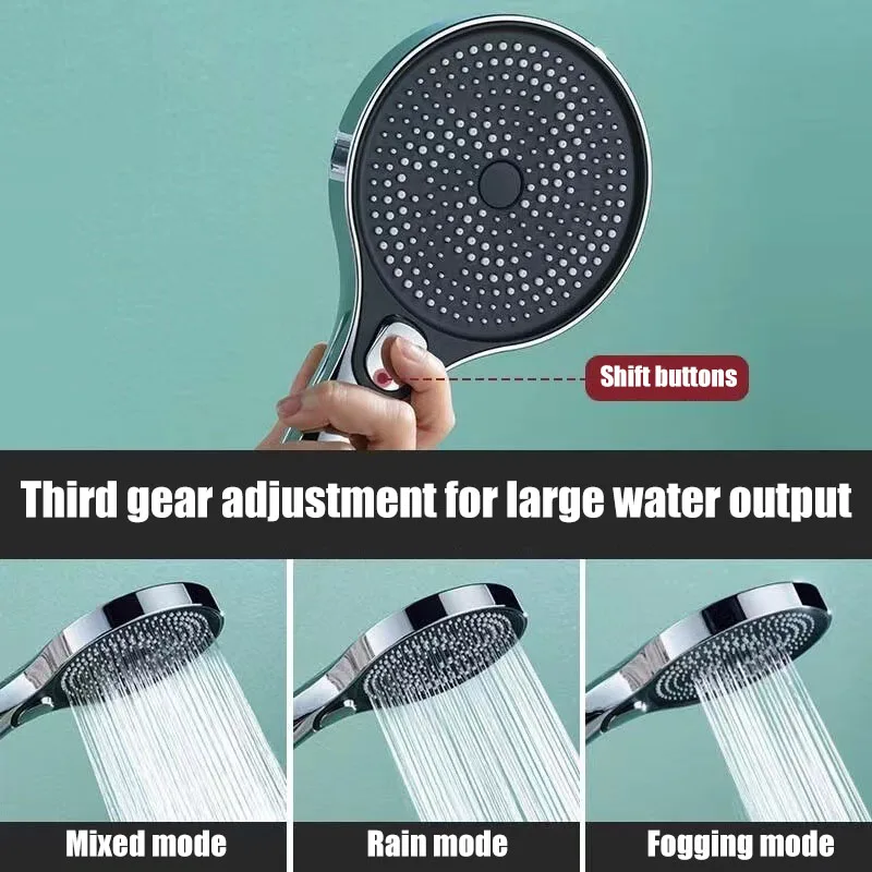 Насадки для душа с 3 режимами работы набор Дождевого в ванную комнату аксессуары