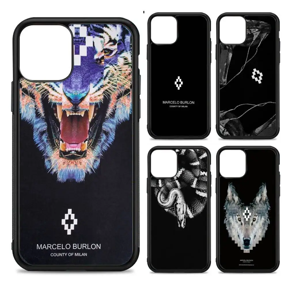 Фото Модный чехол Fashion Burlons Design-Marceloes для iPhone 17 16 Pro Max Air 13 12 Mini 14 15 Plus 11, задняя крышка из PC+TPU №1