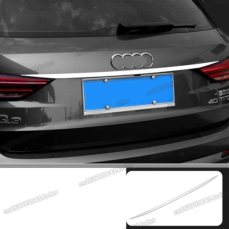 

Отделка задней двери из нержавеющей стали для audi q3 2019 2020 2021 2022 2023 2024 аксессуары для внешнего стиля
