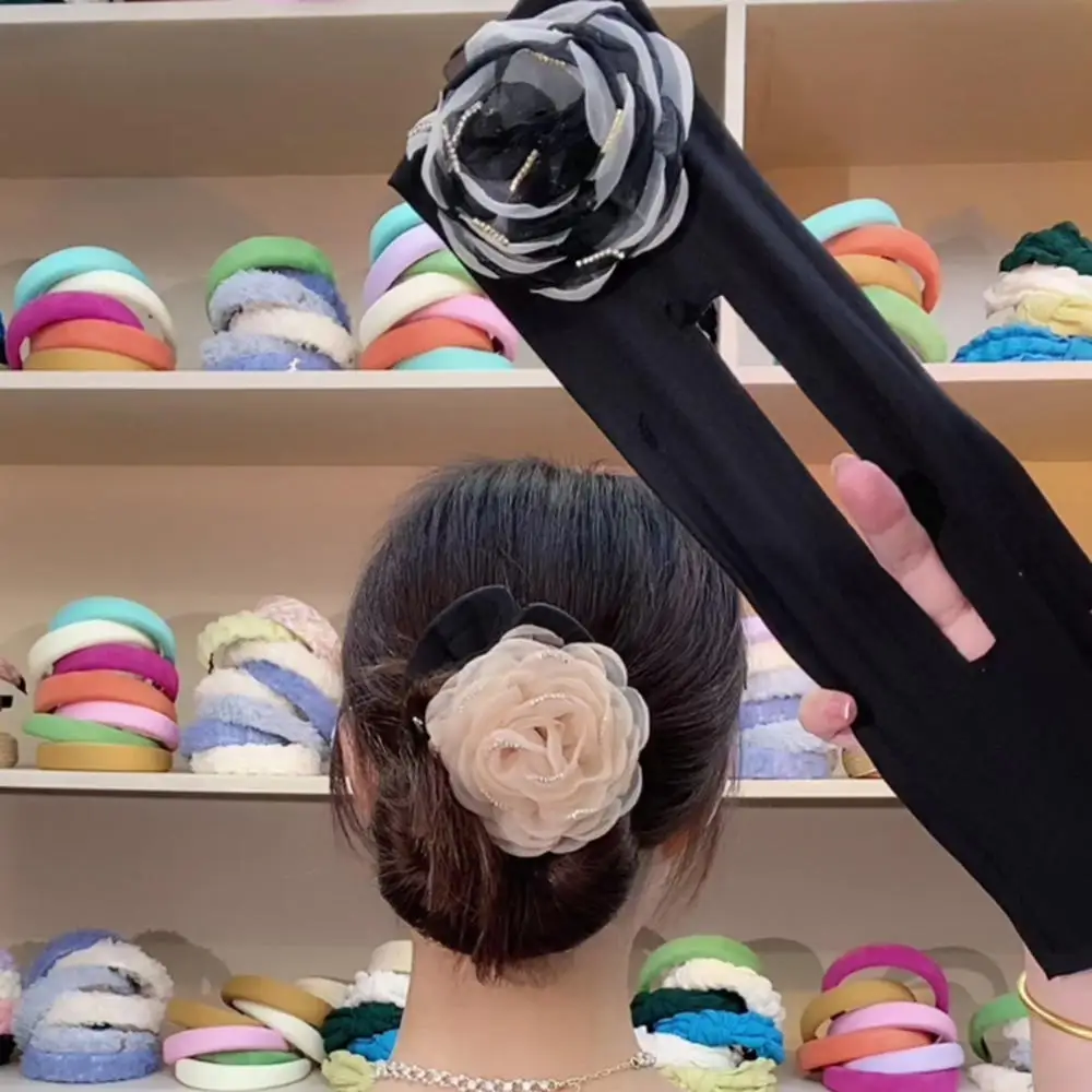 

Women Classic Magic Hair Twist Hair Styling Tools Quick Bun Donut Curler Maker Fashion Sponge Braiders Tool Headwear Accessories