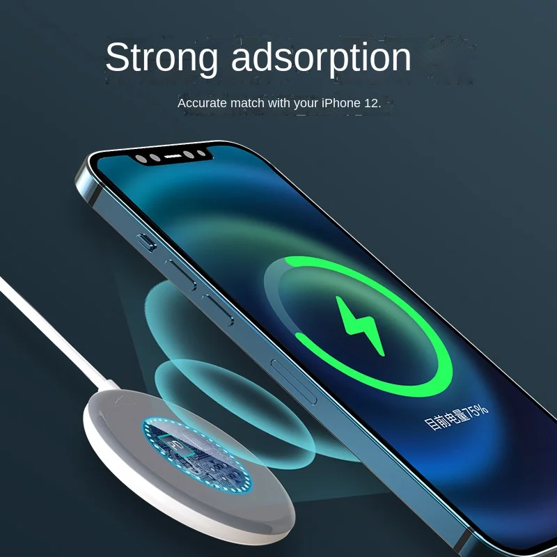 

15W Qi Wireless Charger For iPhone 11 12 13 Pro Xs Max Xr X 8 Fast Wireless Charging For Samsung Note 10 S10 S9 xiaomi huawei