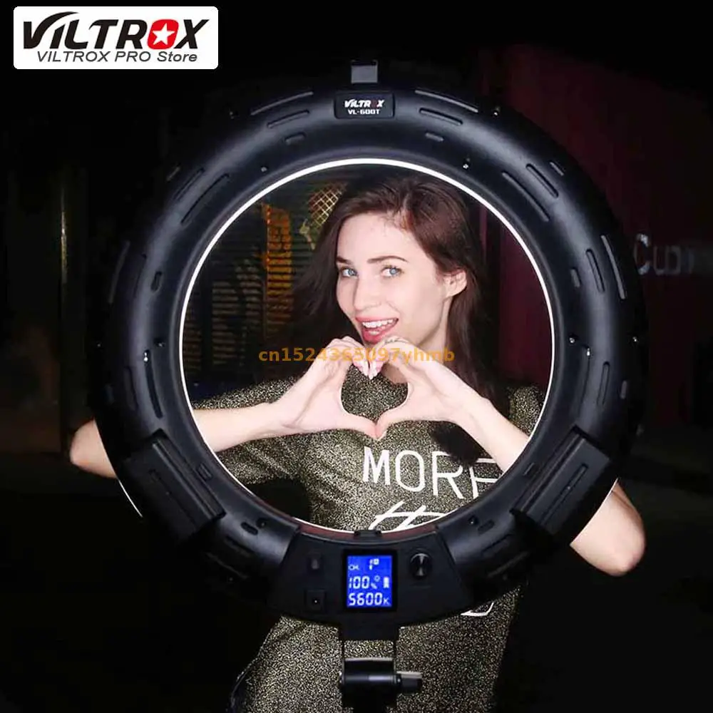

Беспроводная светодиодная кольцевая лампа Viltrox с дистанционным управлением, 3300K ~ 5600K для камеры, фотосъемки, студии, YouTube, видеосъемки, живой ...