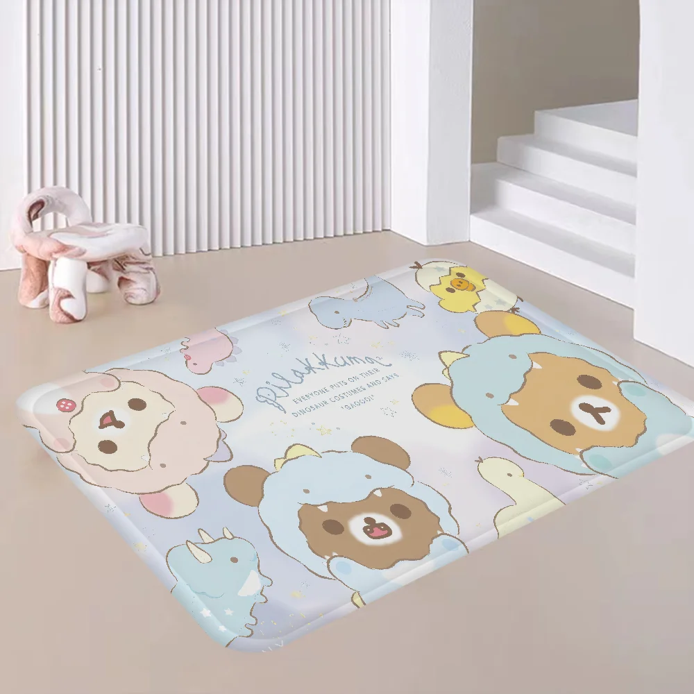 R-rilakkuma коврик для входной двери моющийся нескользящий гостиной дивана стула