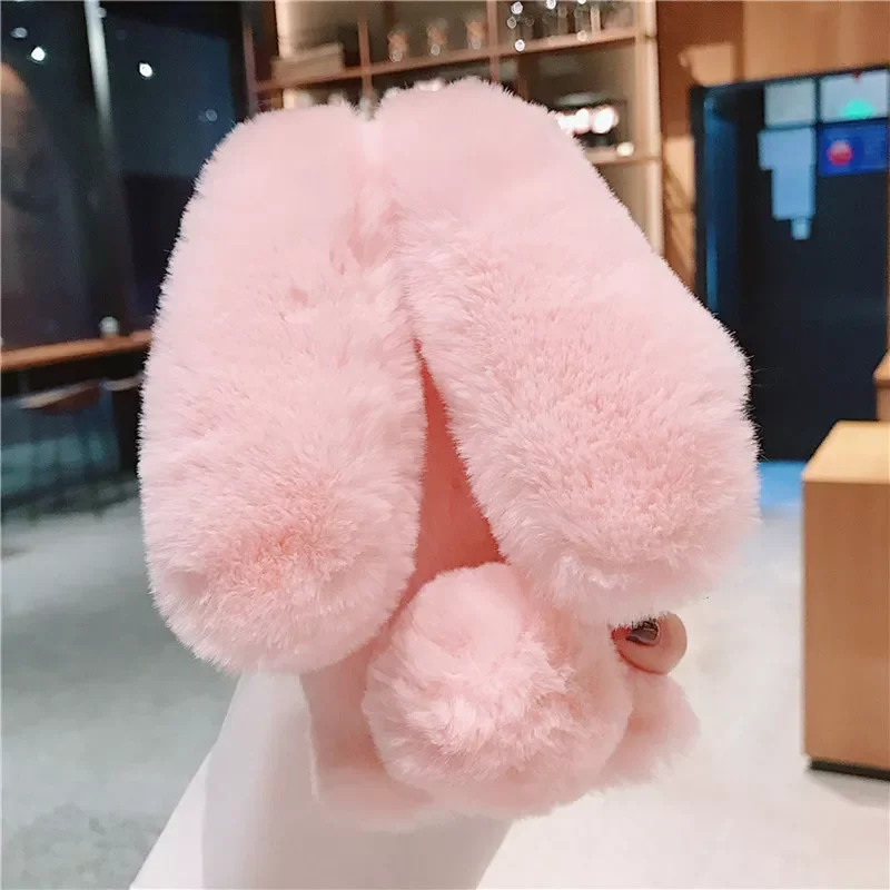 

Fluffy Rabbit Silicone cover For Xiaomi Mi 9 A2 lite POCO X3 NFC Mi 9T 10 Pro 9A Redmi 8 T 8A 7A 9S Note 9 5 6 7 Case