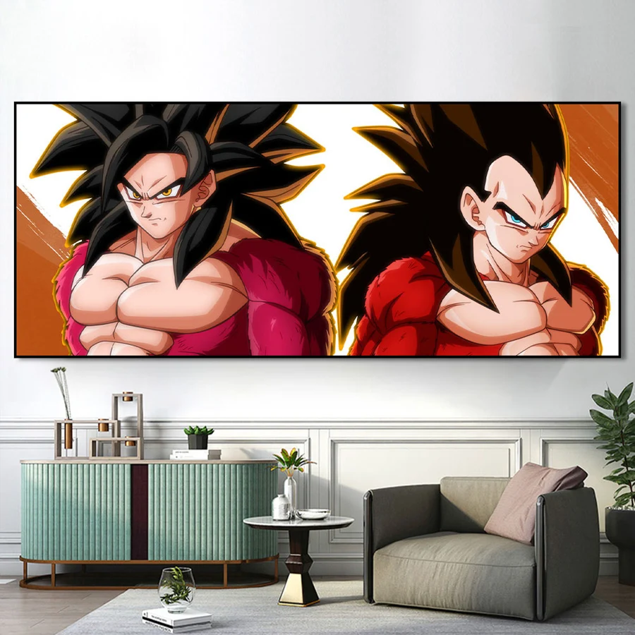 

Vegeta And Goku Anime Dragon Ball DIY Diamond Painting Diamond Embroidery Kits Cross Stitch Large 5D Mosaic Rhinestone Pictures