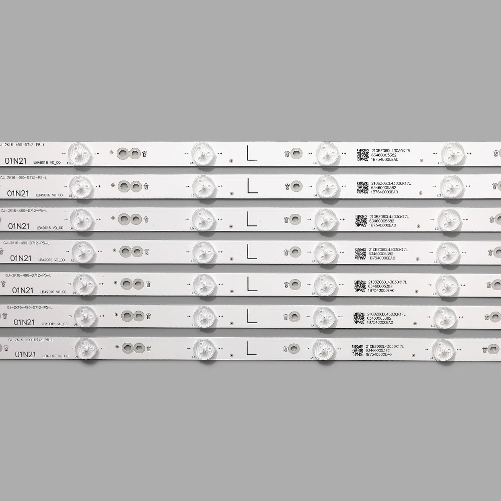 

LED backlight strip 12 lamp for Philips 49" 49PUS6501 LB-PF3030-GJD2P6C490712-L-D R B 49AEL2-L KD-49X6000D 49PUH6101 49PUS7272