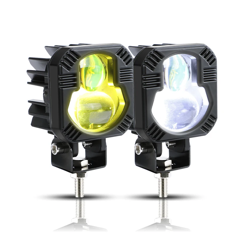 

2pcs 2.7" LED work Light bar Pods Spot Beam 2.5'' 3 inch led spotlight for Motorcycle Car Tractor Trucks auxiliary LED lights