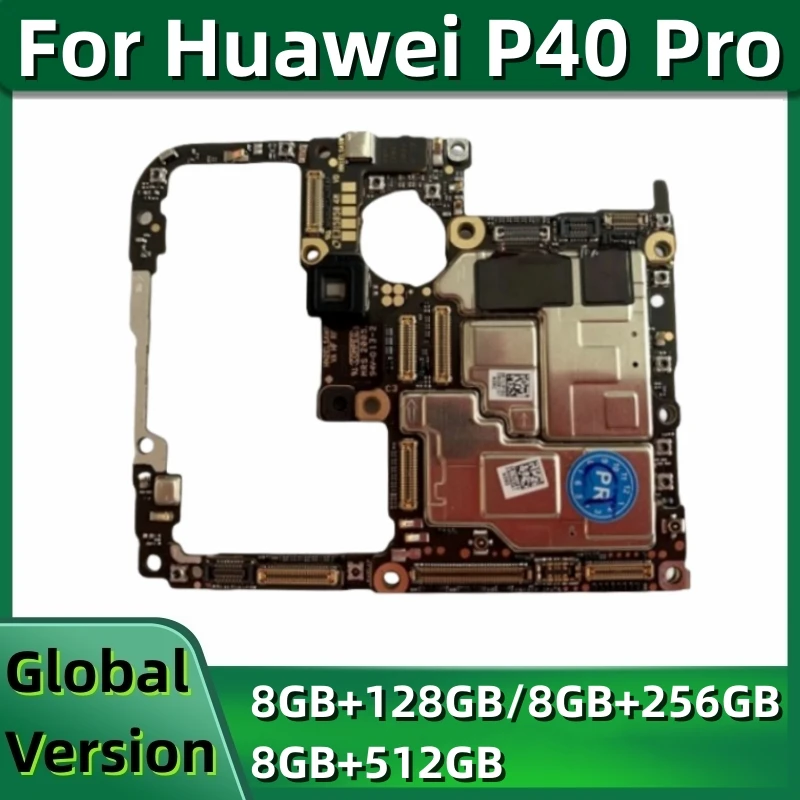 

Материнская плата для HUAWEI P40 Pro 5G, оригинальная материнская плата, разблокированная, 128 ГБ, 256 ГБ, 512 ГБ, основная плата с глобальной прошивкой