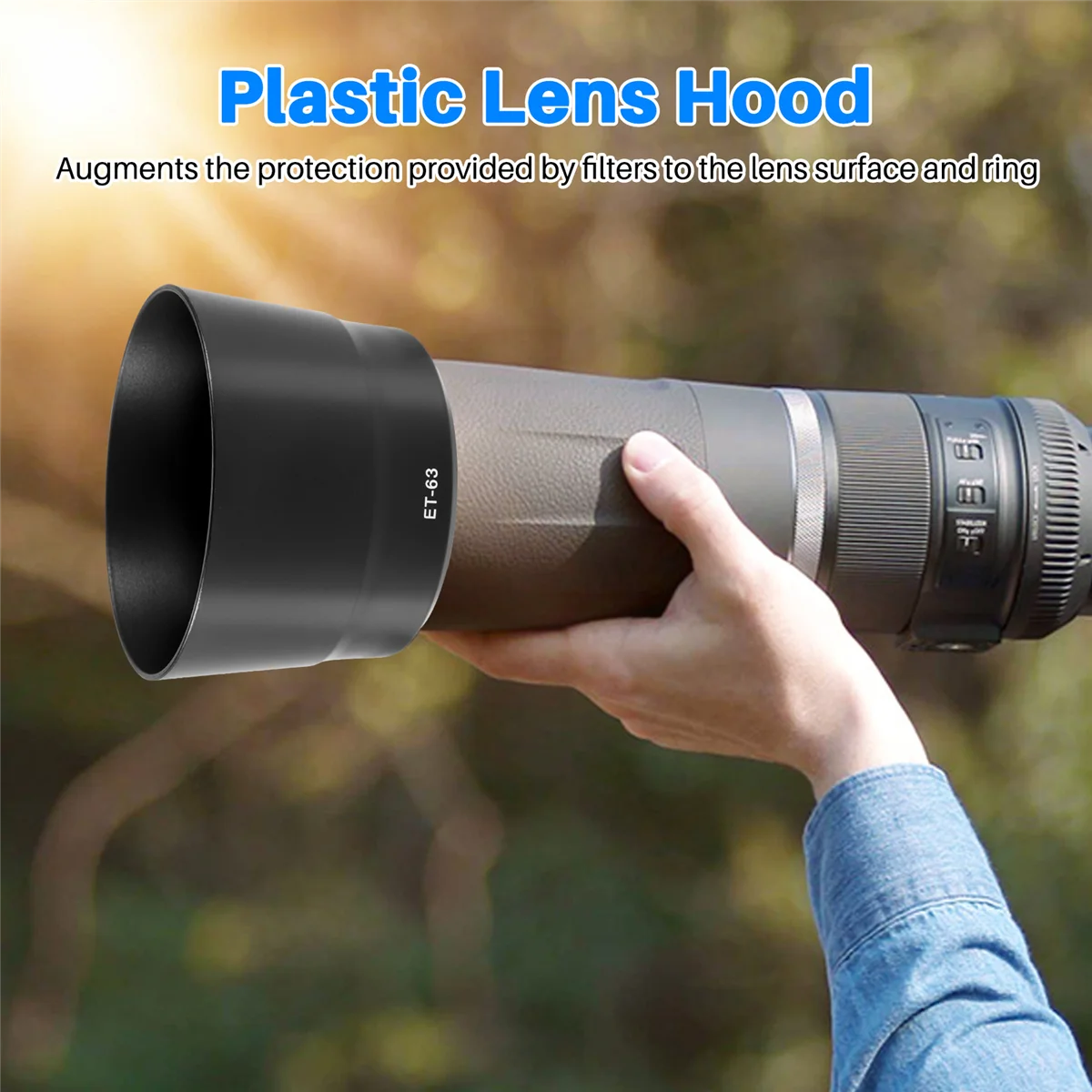 Бленда ET-63 для Canon EF-S 55-250mm f4-5.6 IS