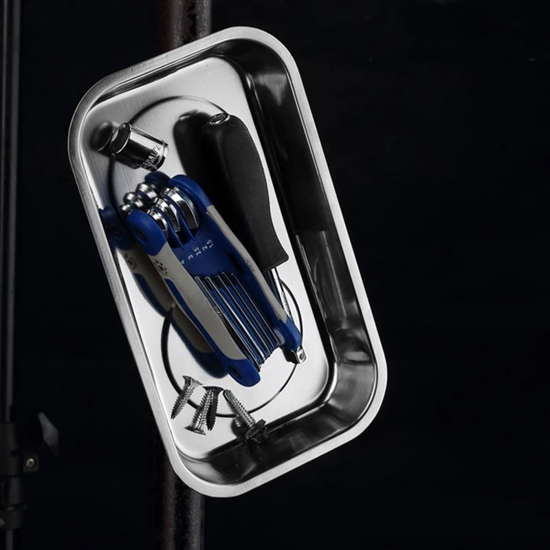 Квадратная Магнитная чаша с присоской из нержавеющей стали |