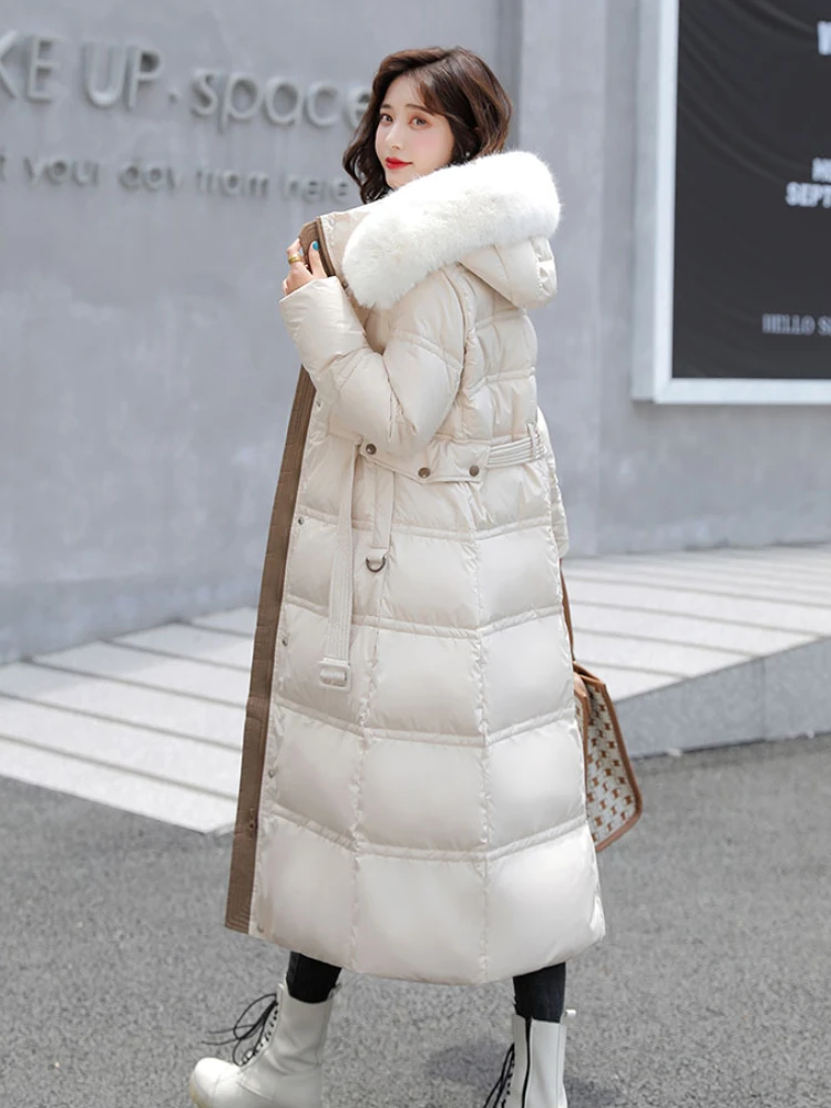 Winter Jackets Women Long Parkas Casual Coats for Women Hooded Thick Warm Windproof Parkas Coat OL Fashion Female Outwear Parkas