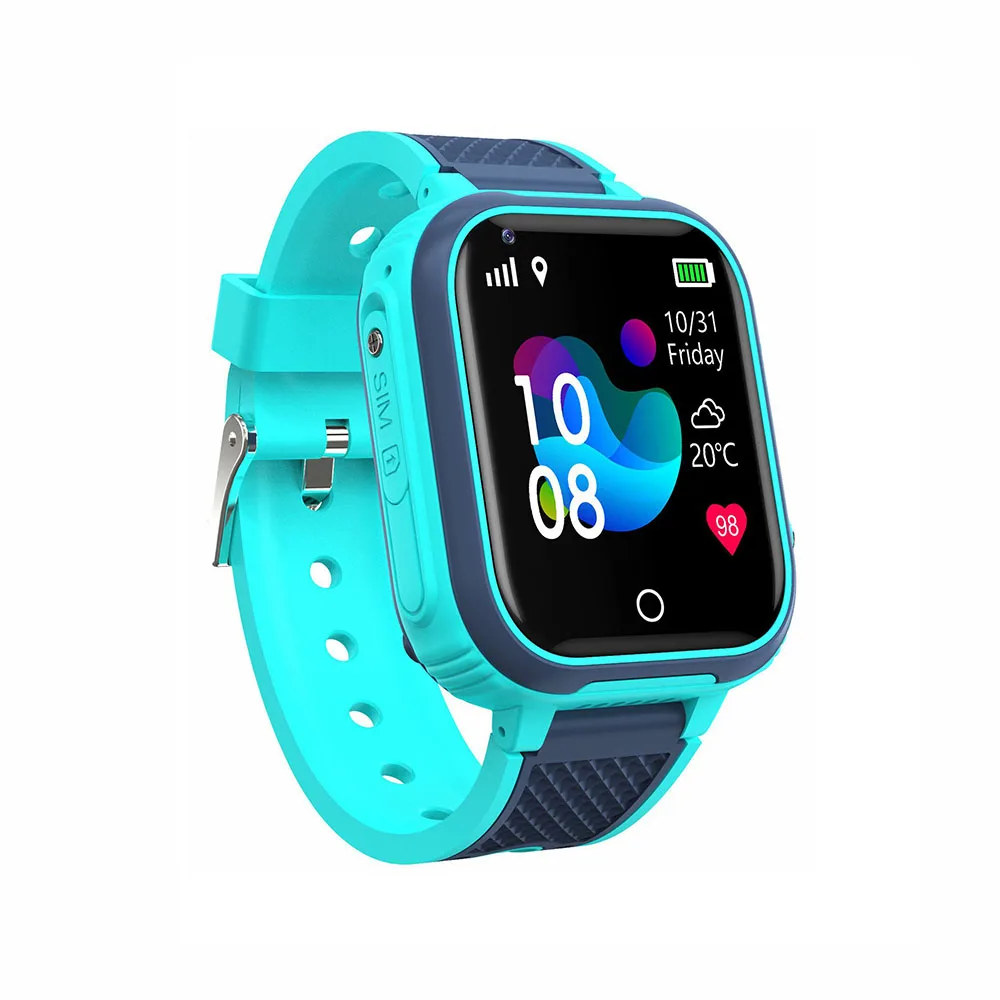 

Kids Smart Watch 4G SOS GPS Location Tracker Sim Card Video Call WiFi Chat Camera Flashlight Waterproof For Children Smart Watch