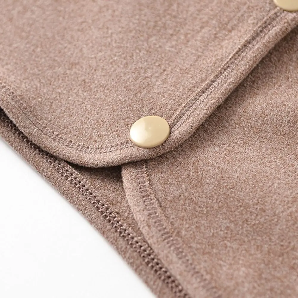 Дышащая теплая наплечная накладка плюшевая сохраняющая тепло защита спины